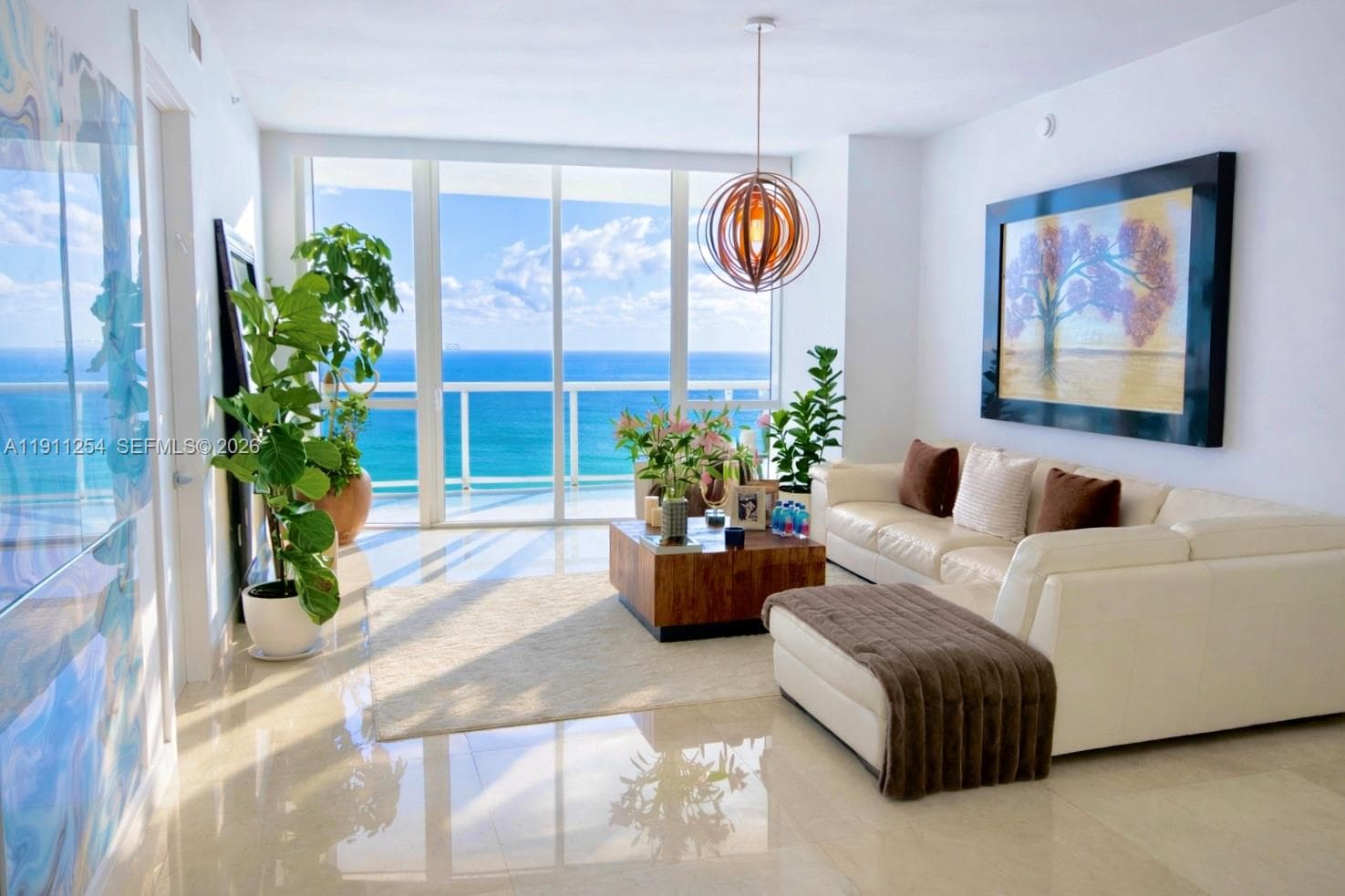 1022 4th Street living room with ocean view